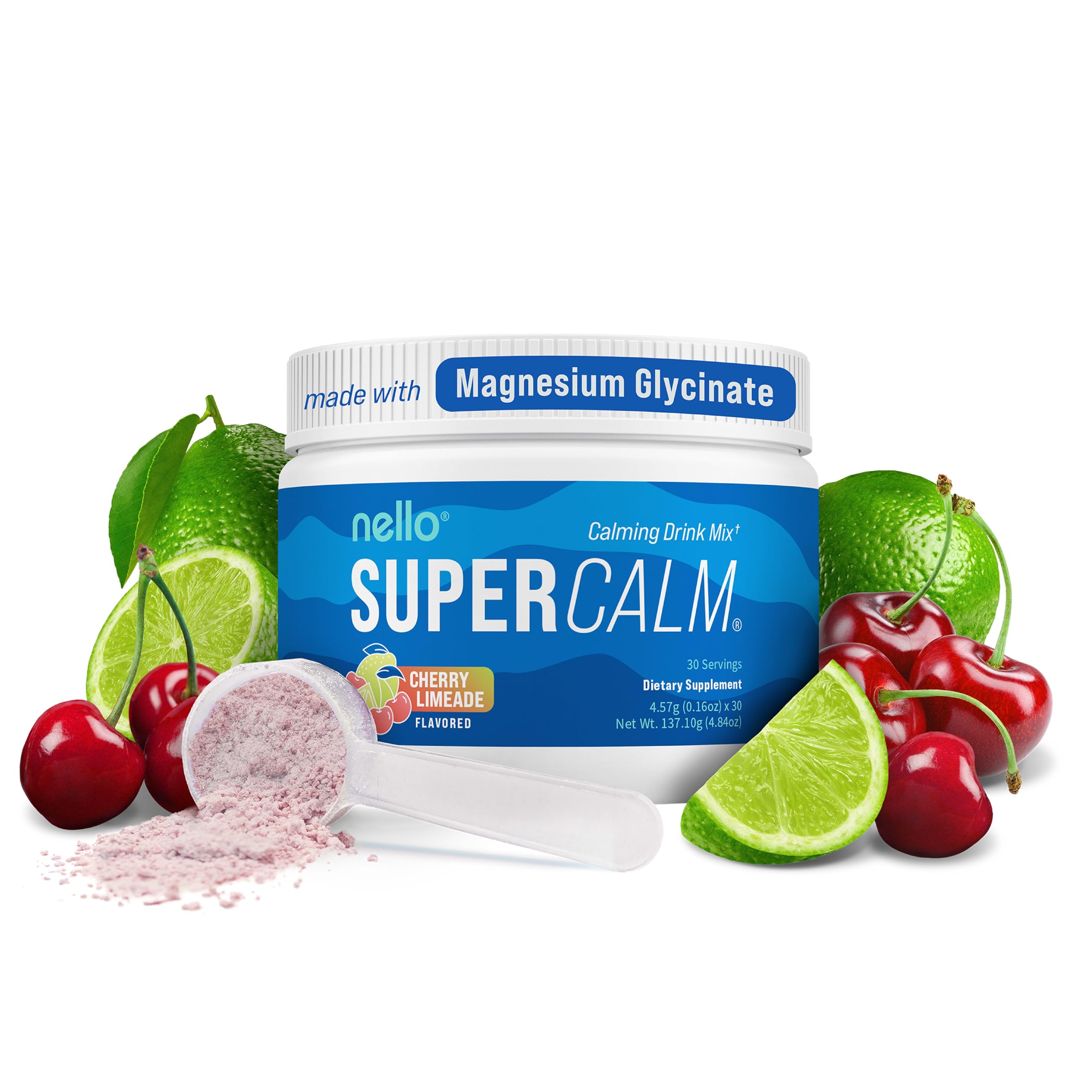 Nello Supercalm emballage sachet bleu, pratique et noble au toucher