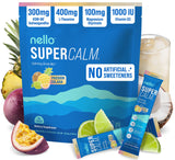 Nello Supercalm sachets portables pour relaxation rapide et concentration.