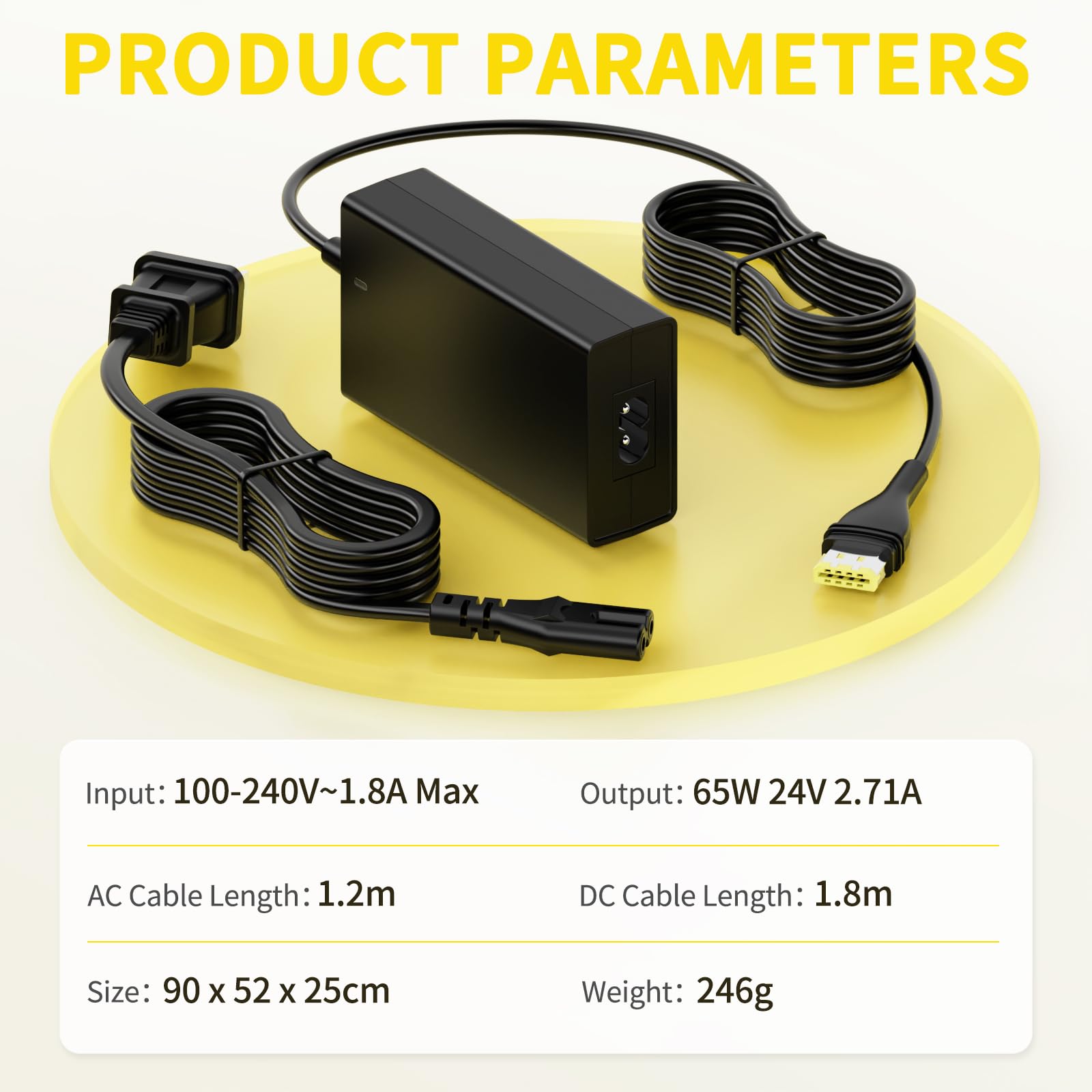 Alimentation NENASEW pour ResMed AirSense 11 AutoSet, compatibilité et charge efficace.