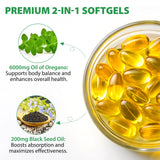 Capsules d origan avec huile de nigelle, dosage quotidien facile