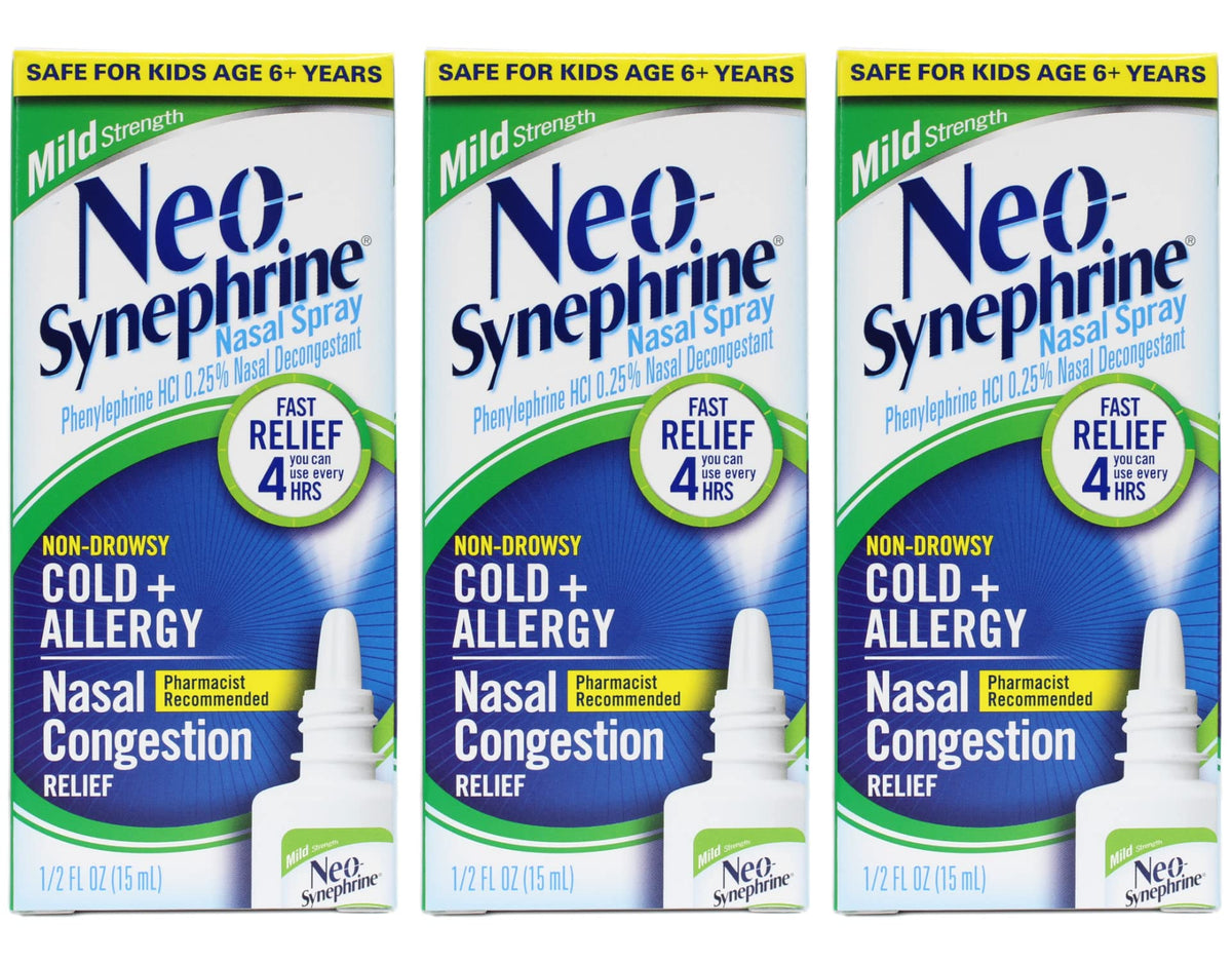Neo-Synephrine : bouteille-doseuse avec pulvérisation rapide pour un soulagement potentiel