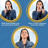Pack économie Neo-Synephrine spray nasal, quatre fioles pour la maison.