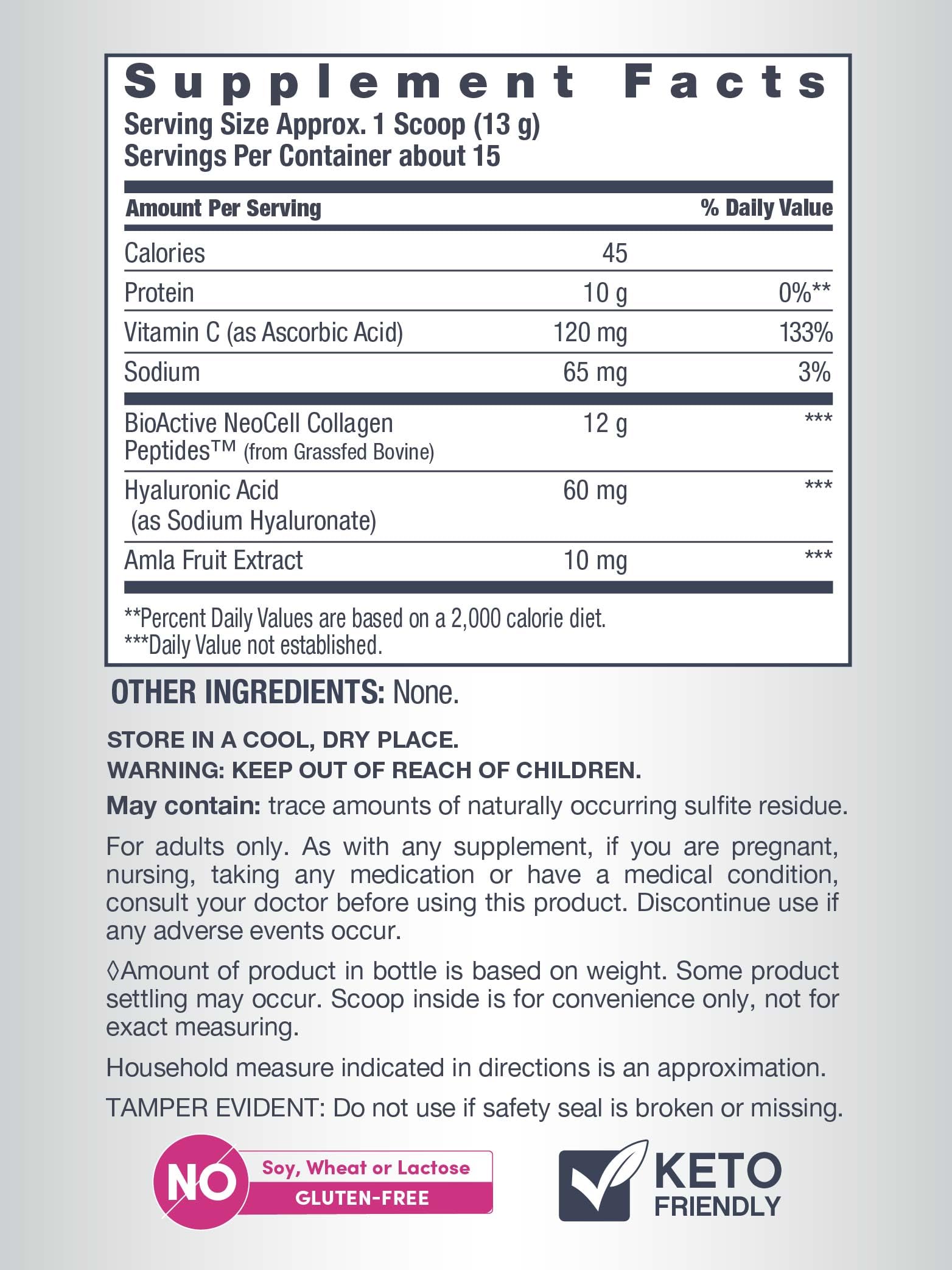 NeoCell Acide Hyaluronique — poudre hydratante pour nourrir la peau.