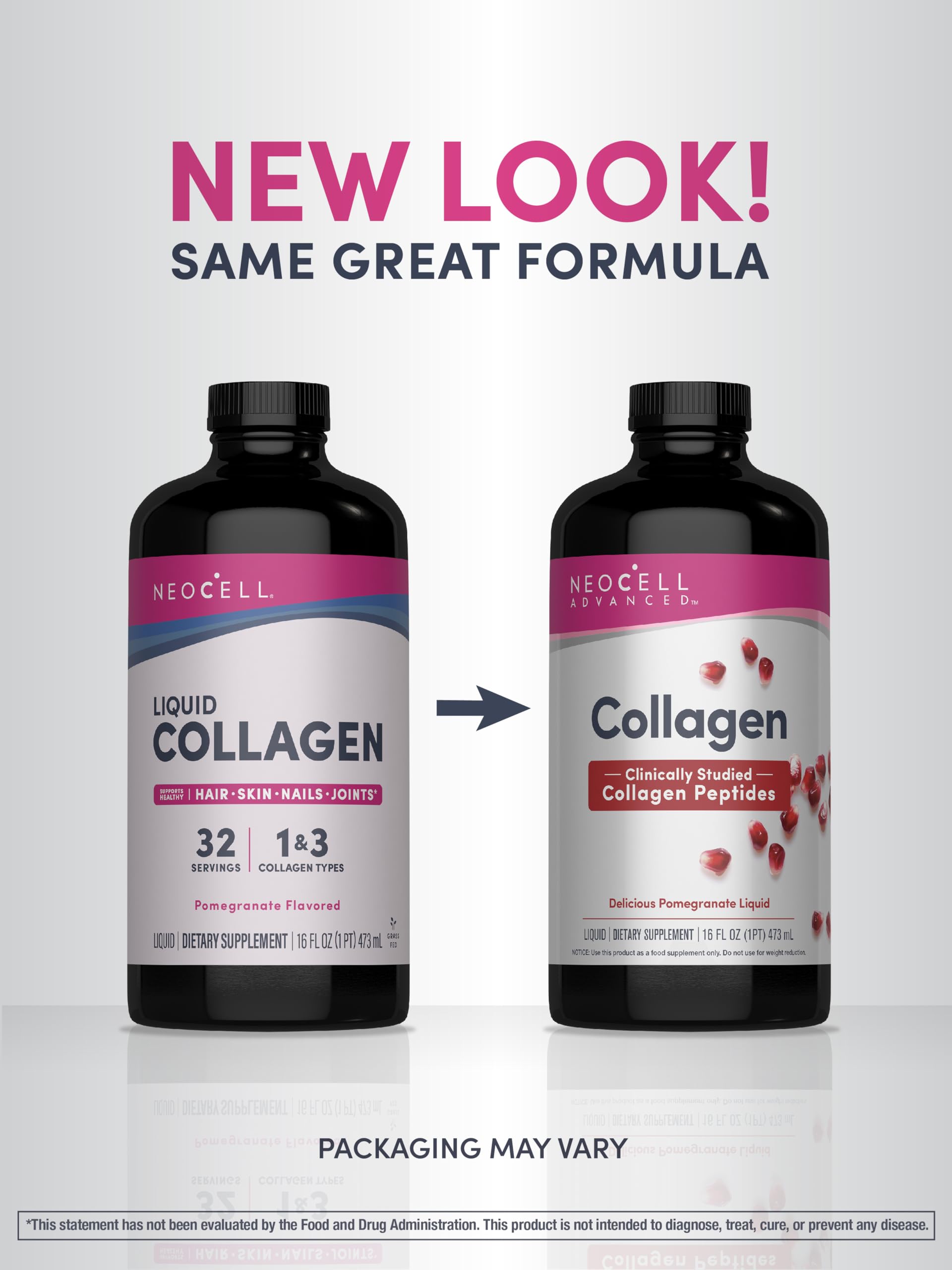 NeoCell Advanced Collagène Hydrolysé types 1 et 3 soutien naturel