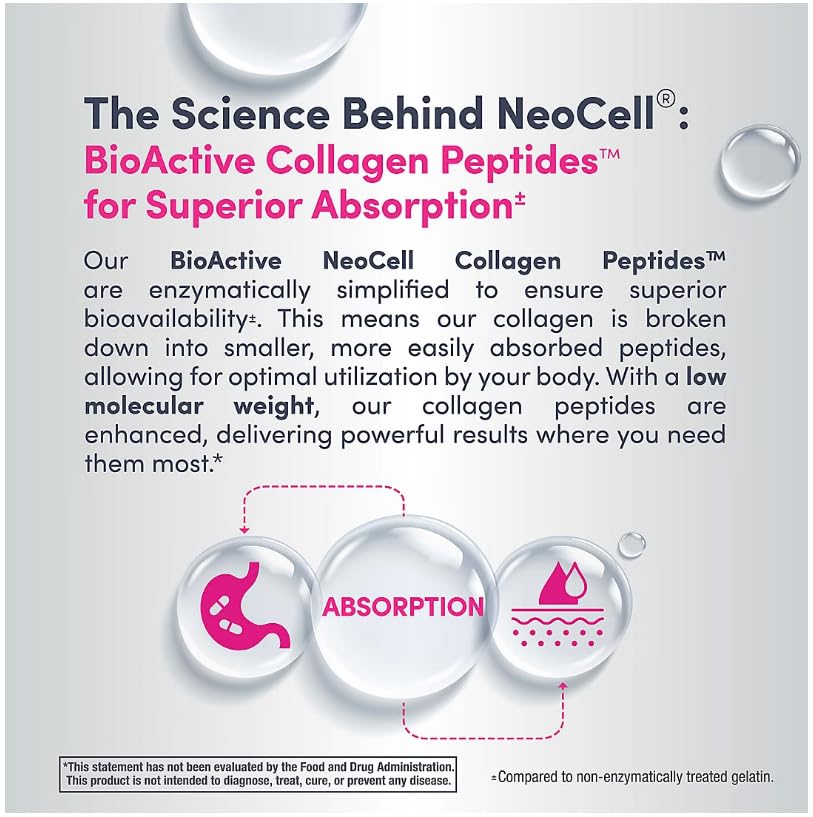 NeoCell beauté peau cheveux ongles, gélules collagène et vitamine C.
