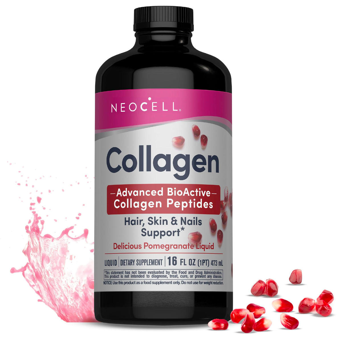 NeoCell Collagène Liquide: bouteille 16 oz prête à l’emploi quotidiennement