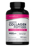 NeoCell collagène en pilules dans la bouteille, potentielle soutien peau et cheveux.