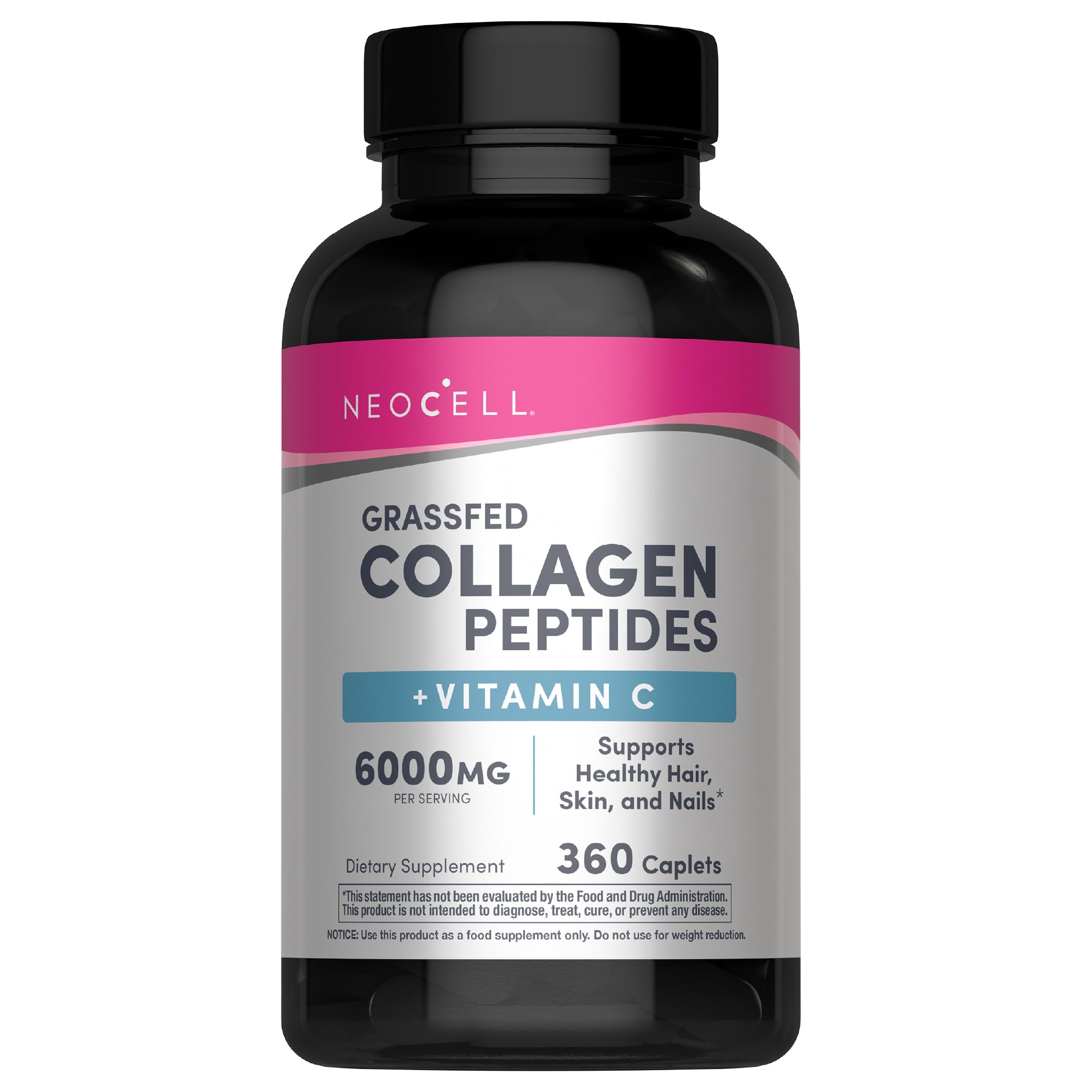 NeoCell Collagene gelules – Bouteille de 360 gelules pour peau et cheveux