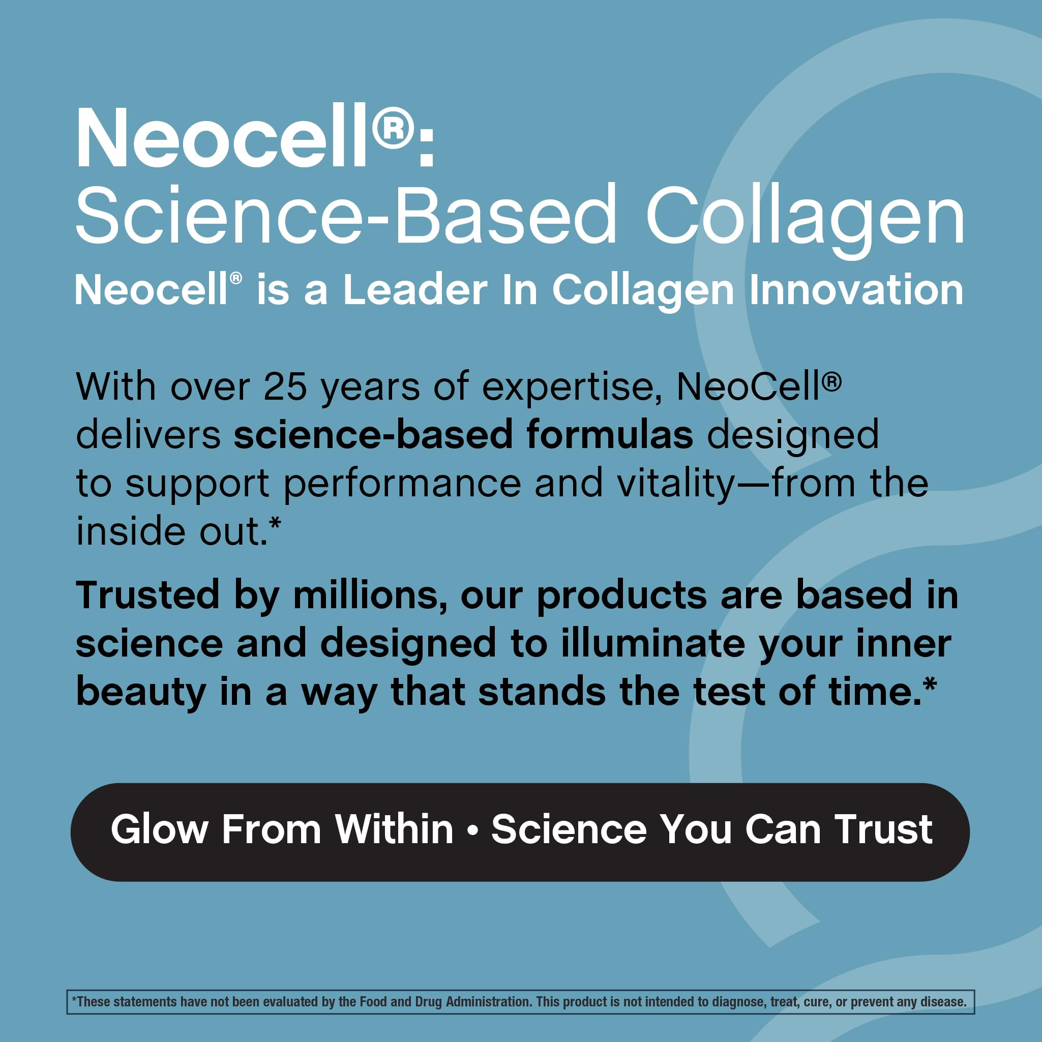 Dose quotidienne facile avec une cuillère mesurée de NeoCell.