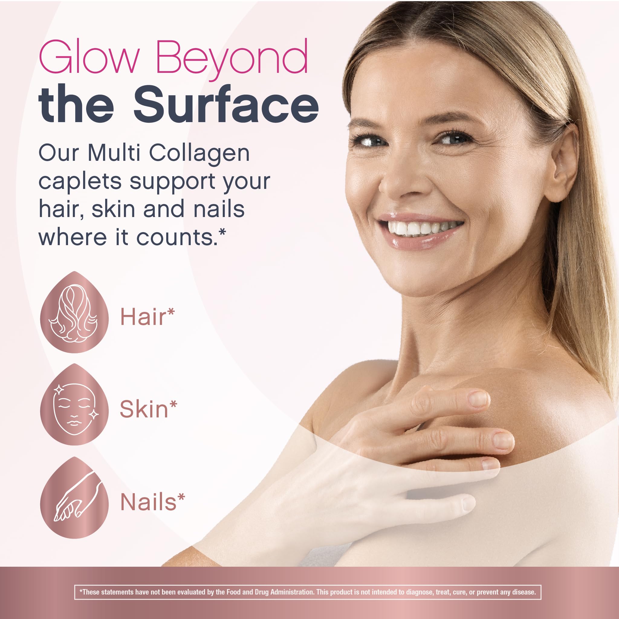 NeoCell Multi Collagen caplets, boîte pratique idéale pour le voyage.