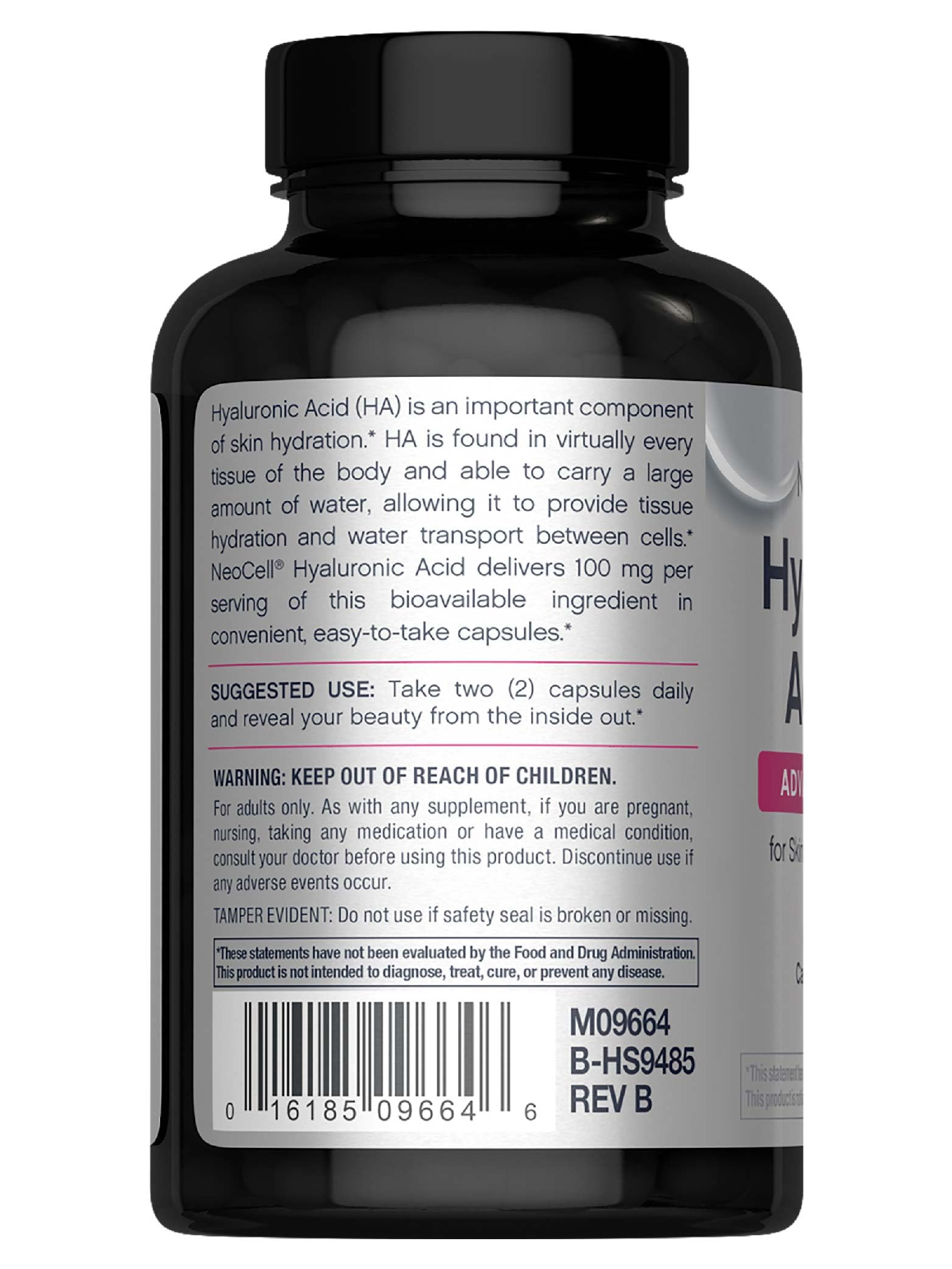 NeoCell peau hydratée grâce aux capsules d’acide hyaluronique