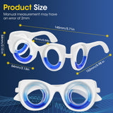 NEOISM Lunettes anti-vertige look moderne, style discret pour voyageurs.