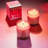NEOM Bougie Gingembre Lime Vetiver — parfum frais et stimulant pour l’énergie.