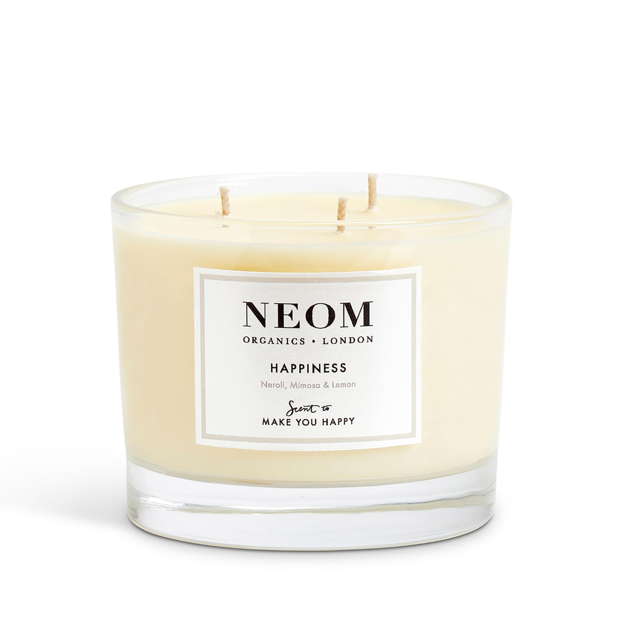 Neom Happiness arômes huiles — mélange d'huiles essentielles premium.