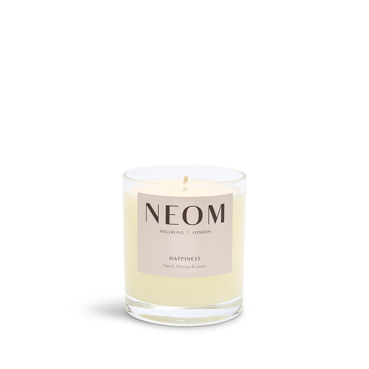 NEOM bougie emballage élégant et cadre de présentation