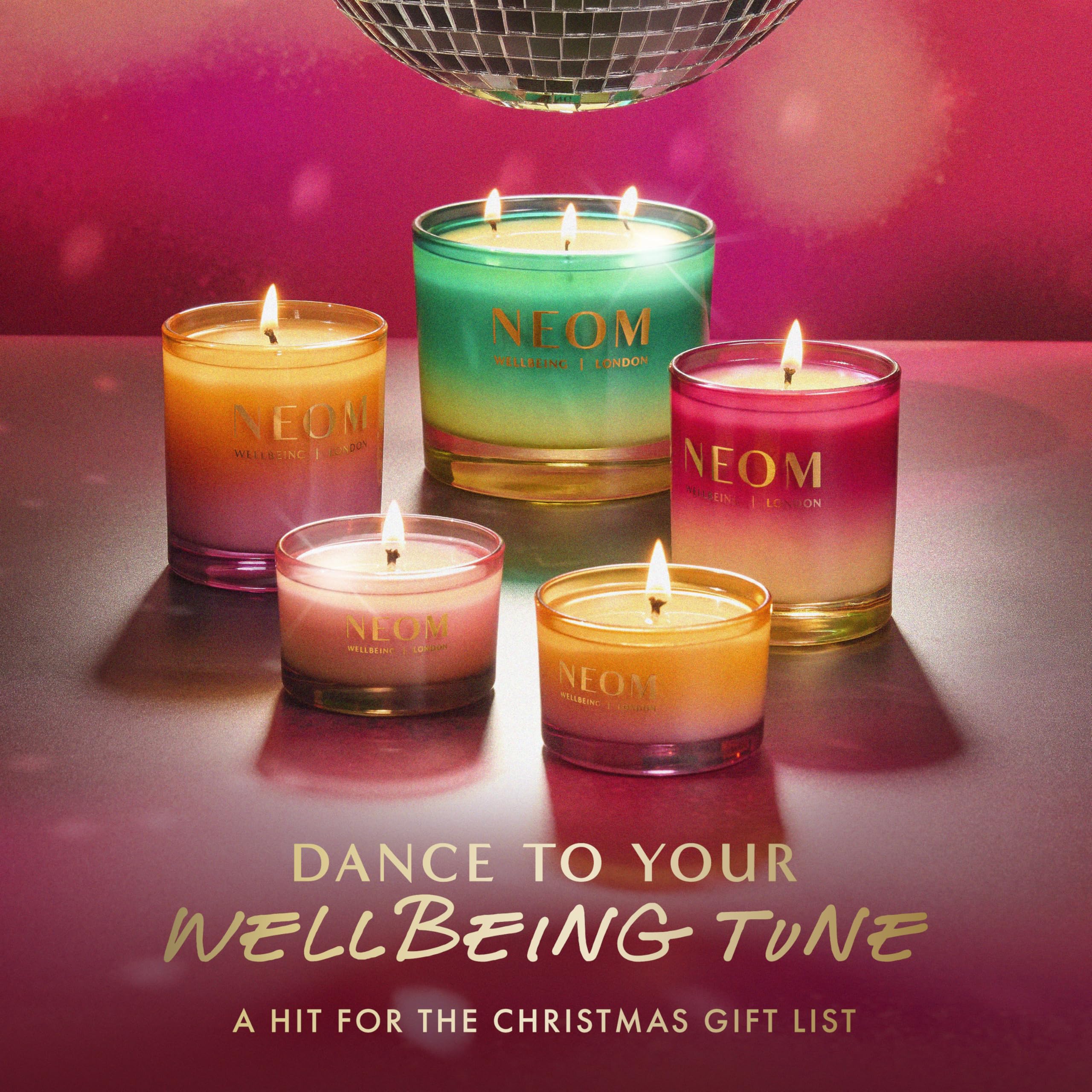NEOM Perfect Peace aromas-santal-franc-noix-de-muscade pour une détente sensorielle.