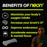 Illustration d’utilisation des bandes nasales Neon Performance durant le sport.