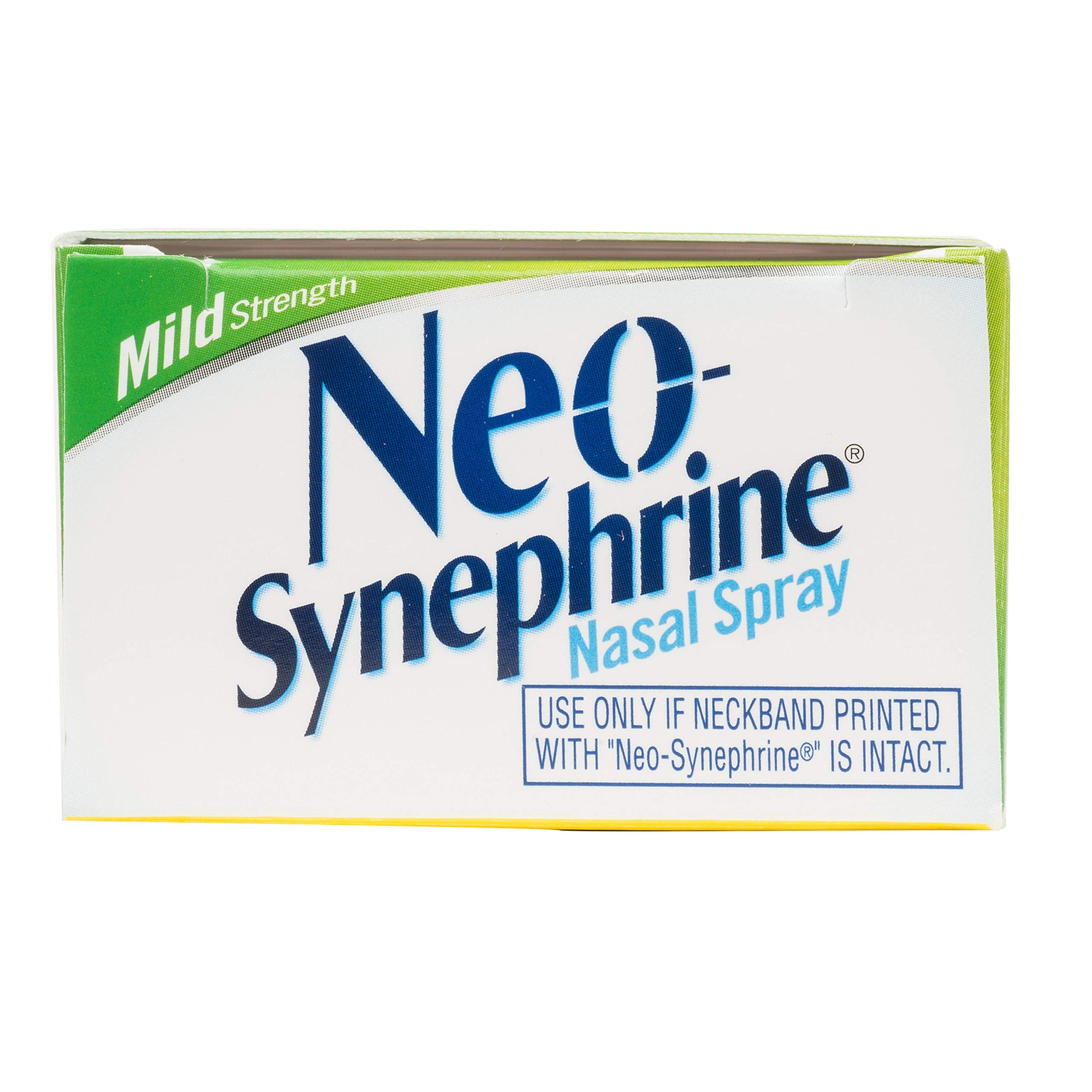 Neo-Synephrine spray nasal – utilisation enfant sous supervision.