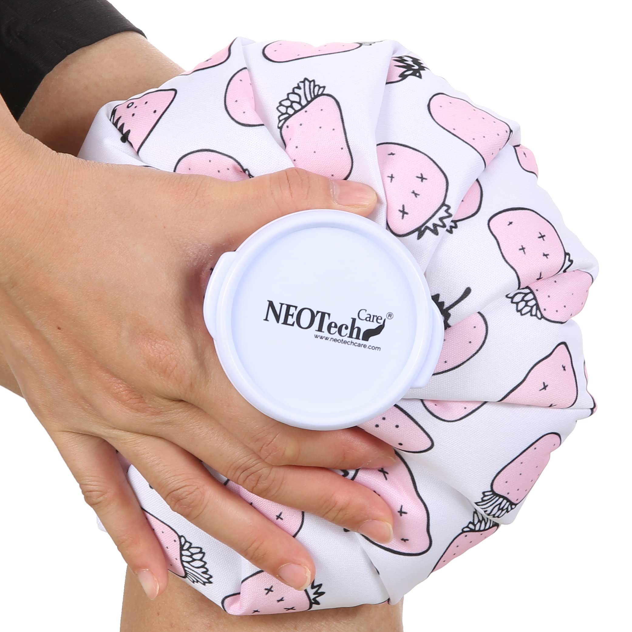 NeoTech Care sac glace bouchon – design Fraises, fermeture fiable