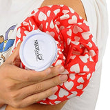 NeoTech Care sac-glace cœur transparent, motifs cœur attractifs pour usage domestique
