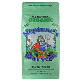 Neptune's Harvest Kelp Meal – bouteille, conditionnement pratique pour nourrir les plantes.