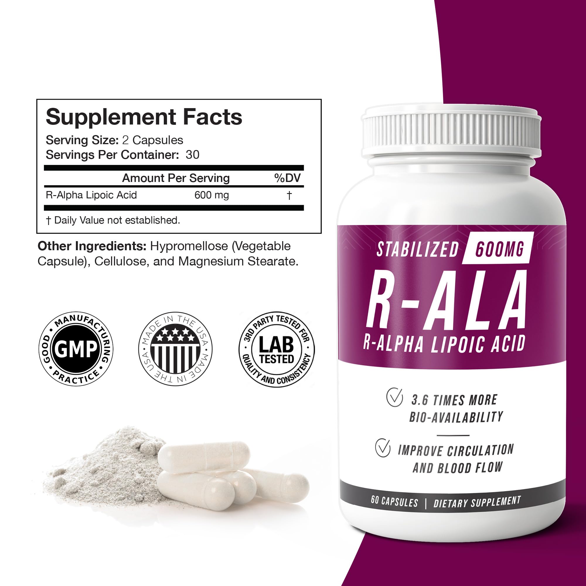 NERVE RENEW capsules 600mg: dose élevée et biodisponible