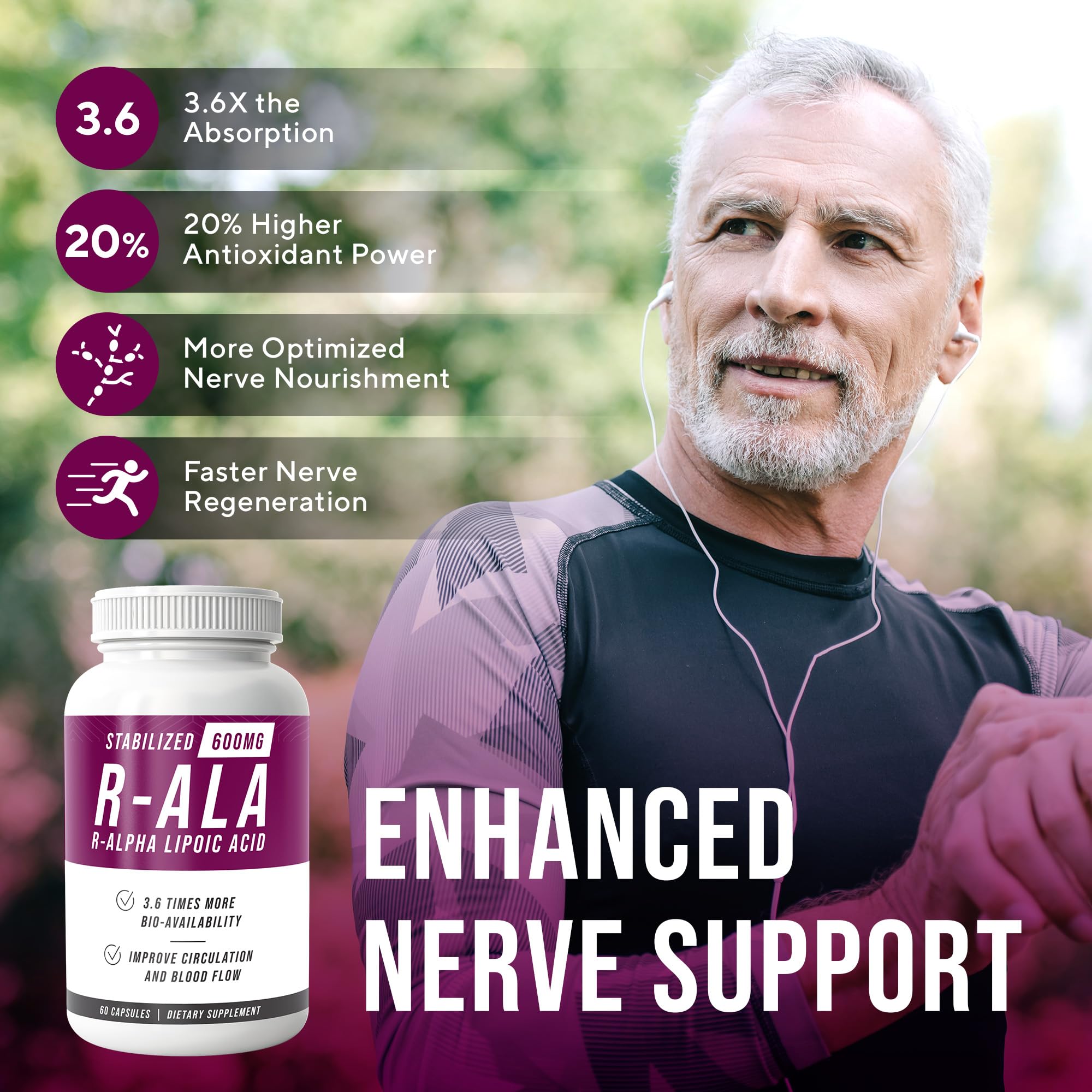 NERVE RENEW étiquette-detail: informations claires pour l'utilisation en toute sécurité