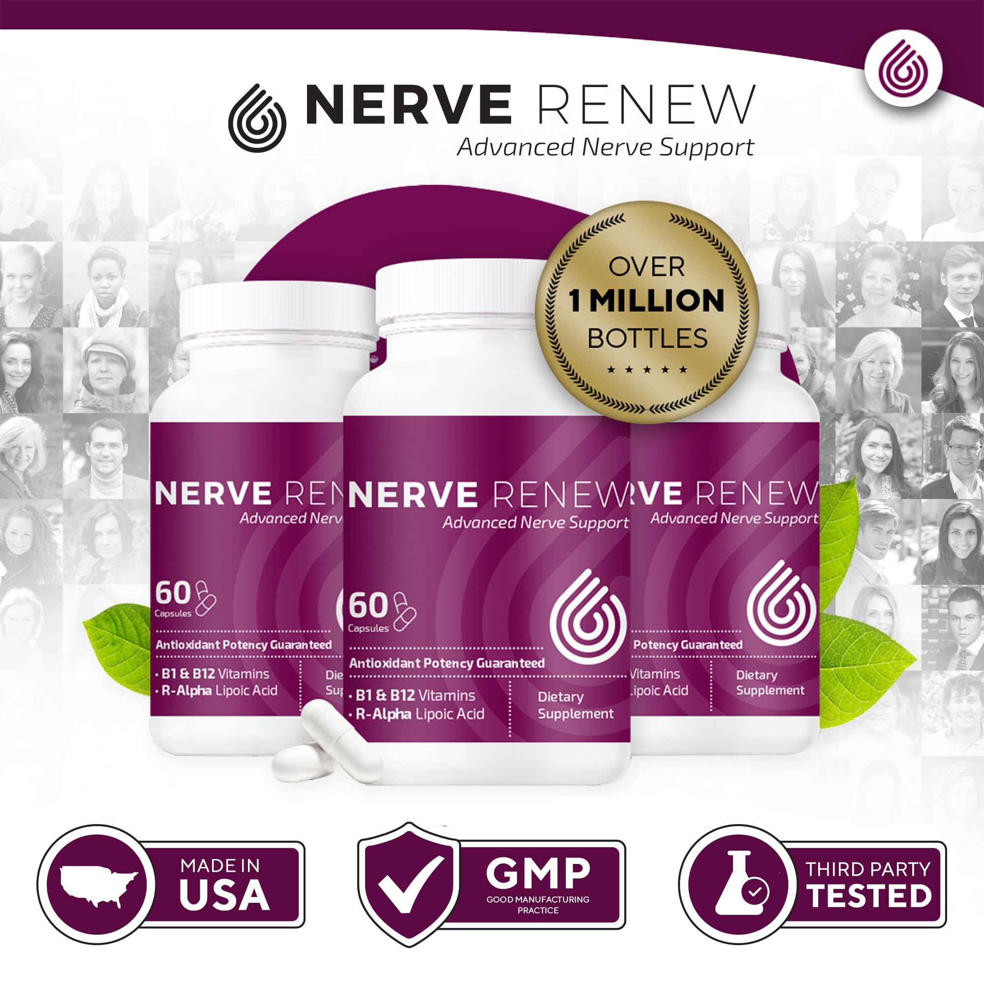 NERVE RENEW gros-plan-capsules: vue nette des gélules stabilisées.