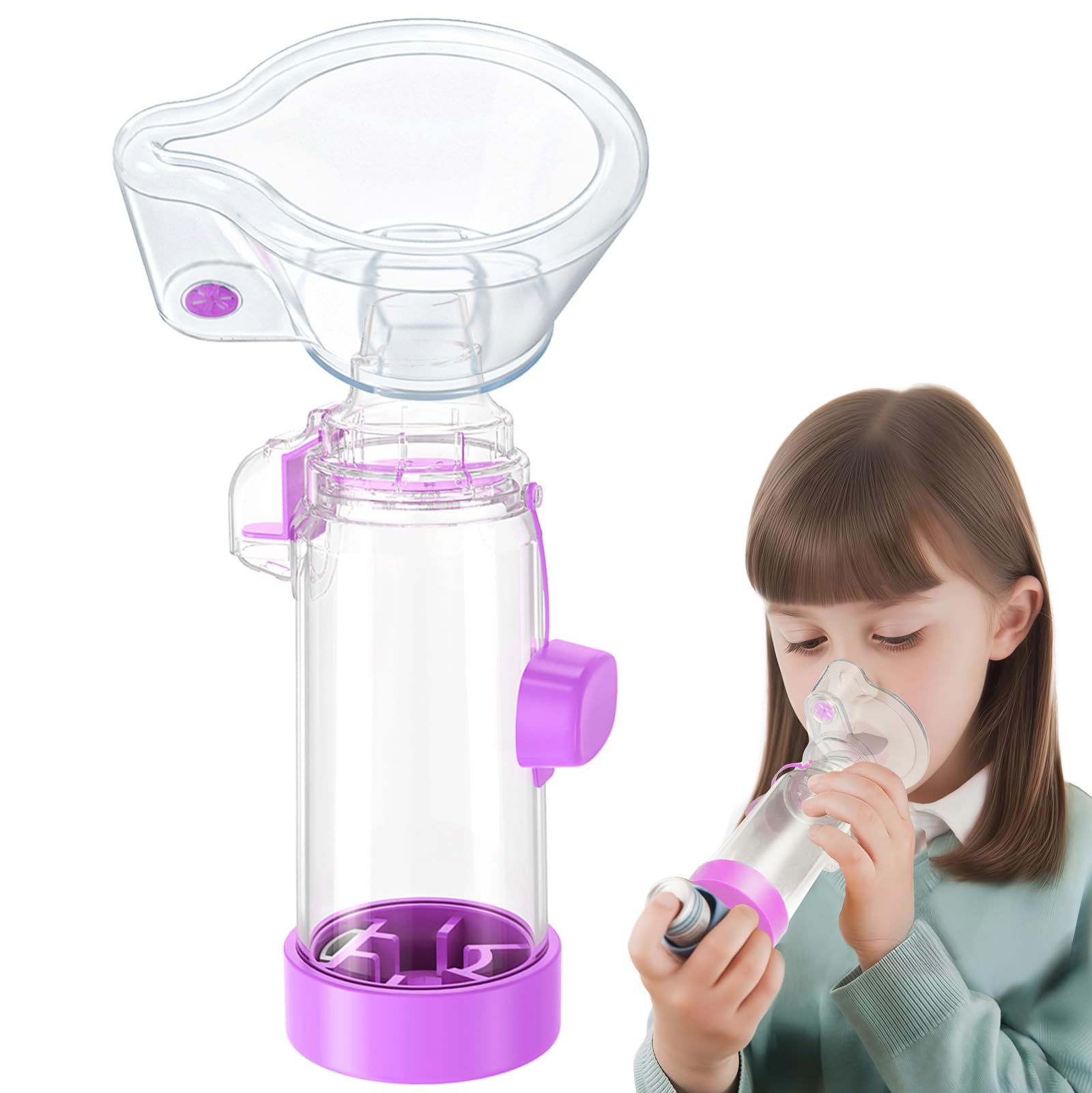 NESSI OTC Spacer vue générale du spacer pour enfants en pourpre, pratique et polyvalent.