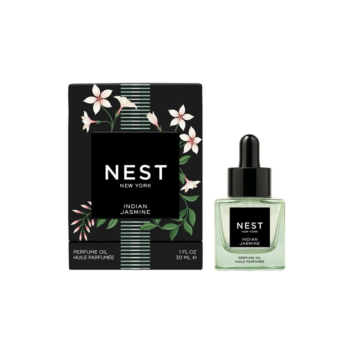 NEST New York Jasmin Indien Huile Parfum, jasmin indien, pour une fragrance durable et enveloppante.