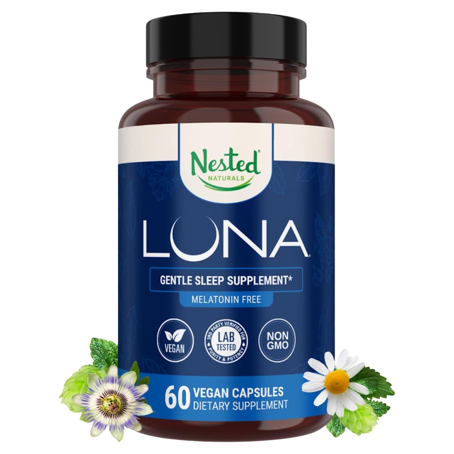 Bouteille Nested Naturals Luna Sommeil, rituel nocturne plus calme.
