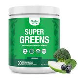 Bouteille Nested Naturals Super Greens prête à être intégrée à votre routine nutritionnelle.