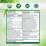 Certification USDA Organic et vegan pour Nested Naturals Super Greens.