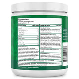 Label bio Nested Naturals Super Greens sur l'emballage