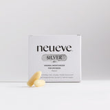 NeuEve inserts vaginaux hydratants argentés pour hydratation durable et confort intime.
