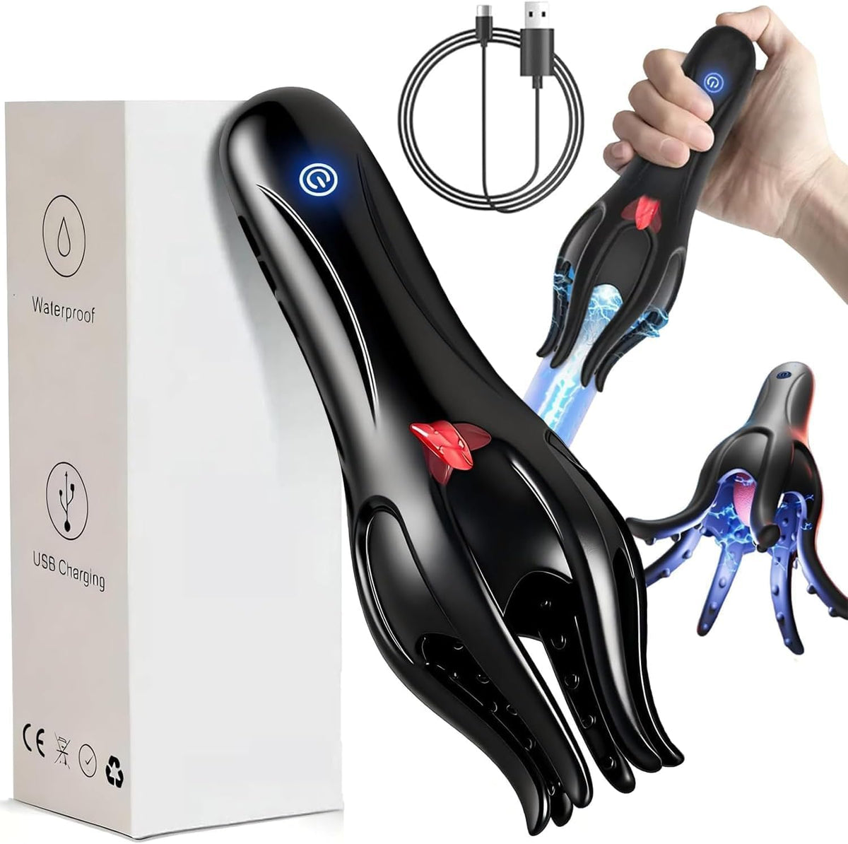 Neumann Wave Therapy Pro dans sa boîte d'emballage, prêt à offrir et à ranger facilement.
