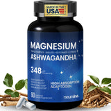 Bouteille neumina magnesium-ashwagandha-complexe prête pour la routine bien-être.