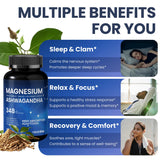 Ingrédients et emballage neumina-magnesium-ashwagandha-complexe présentés dans l’emballage.