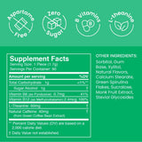 Gomme Neuro menthe, saveur rafraîchissante et concentration accrue