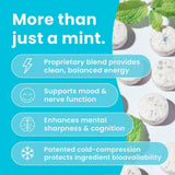 Boîte Neuro énergie et concentration avec 72 pastilles menthe sans sucre