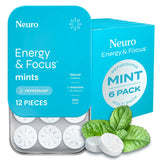 Pastilles Neuro énergie menthe, sans sucre, énergie rapide et concentration