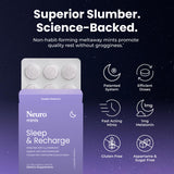 Neuro Sommeil Recharge Meltaway – 1 mg mélatonine et rituel nocturne potentiel relaxant.