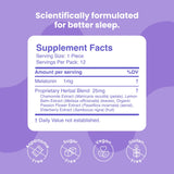 Neuro Sommeil Recharge Meltaway – texture agréable qui facilite une routine de détente.