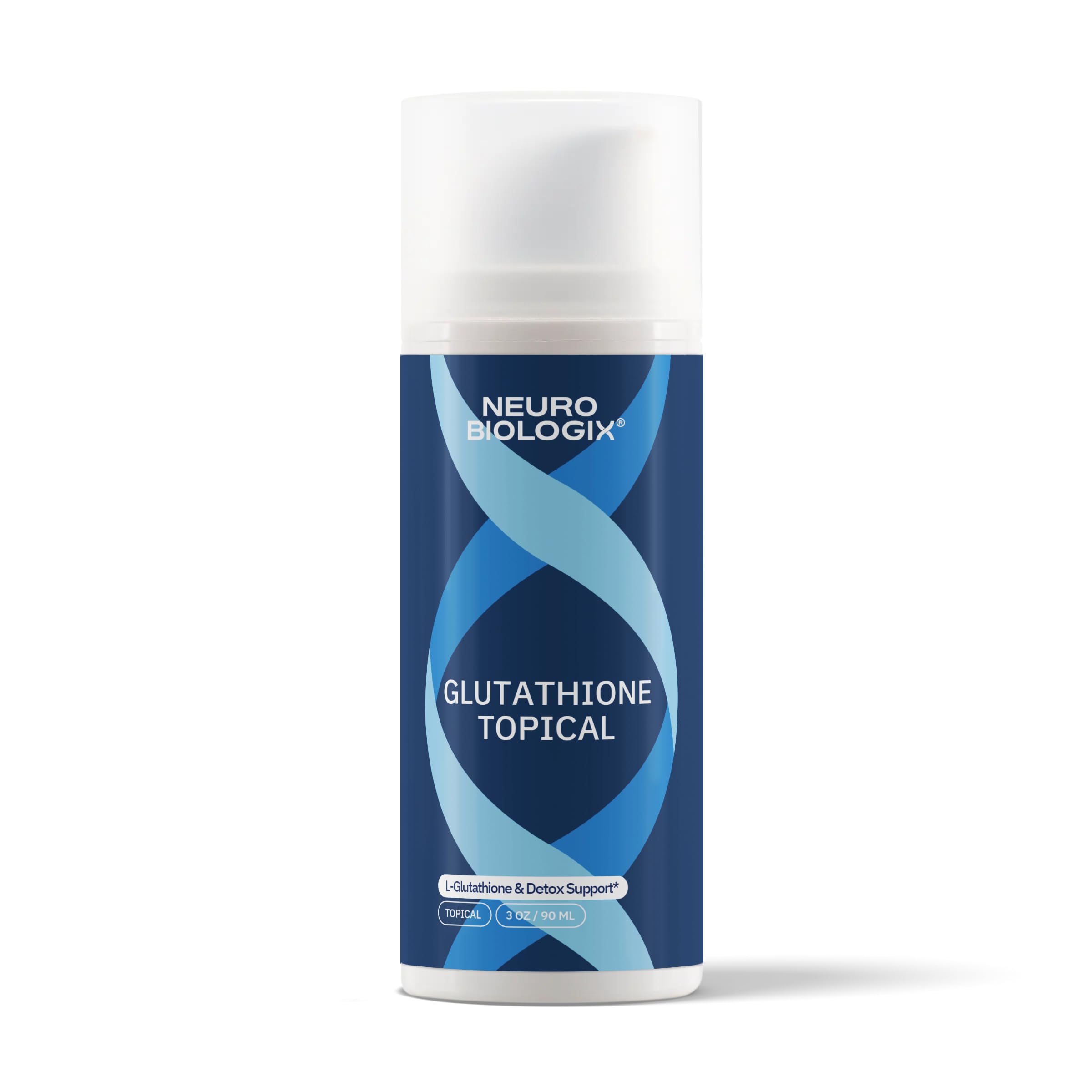 Neurobiologix Crème Glutathione Topique – flacon pompe, absorption ciblée et soin cutané