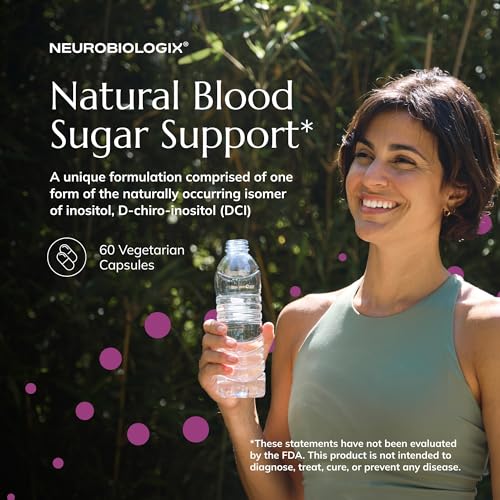 Neurobiologix D-Chiro Inositol: capsules végétales faciles à avaler.
