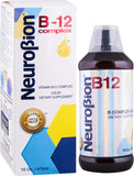 Bouteille Neurobion B12 liquide citron, support énergie quotidienne.