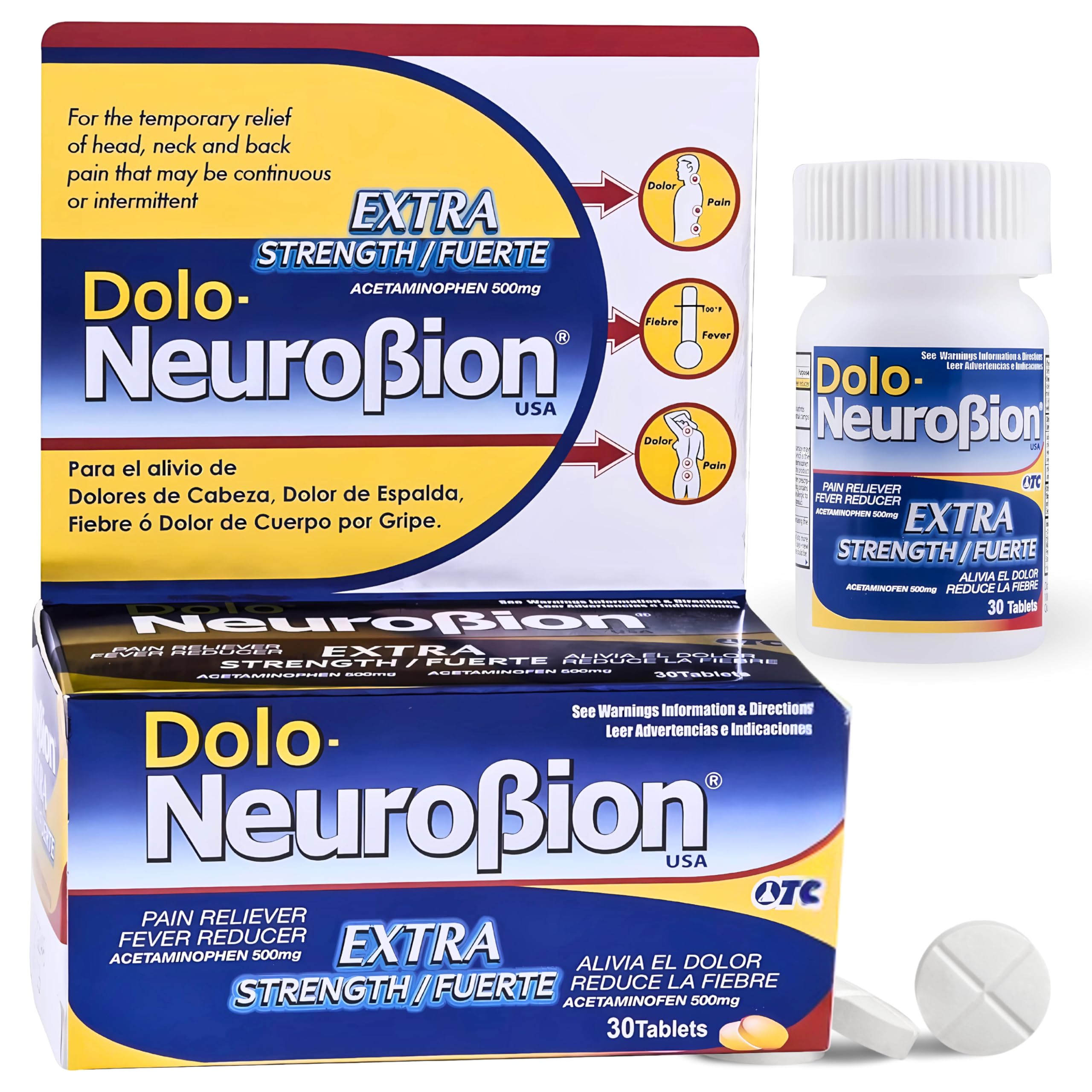 Dolo Neurobion blister de 30 comprimés pour une utilisation pratique lors de vos déplacements