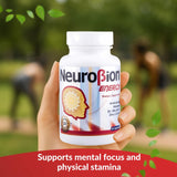 Neurobion Energy – plan de travail avec la bouteille lors de la routine matin.