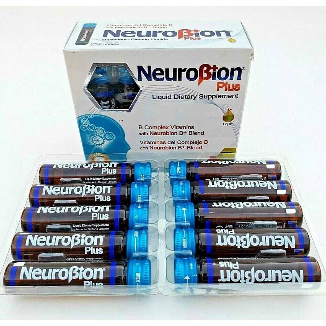 Neurobion Plus Liquide ambiance bien-être sur table de petit-déjeuner.