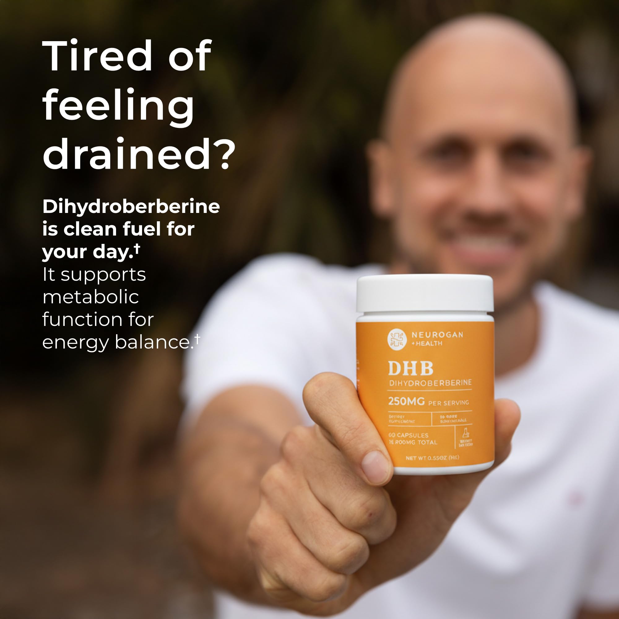 Neurogan DHB - bouteille ouverte, préparation simple pour la routine.